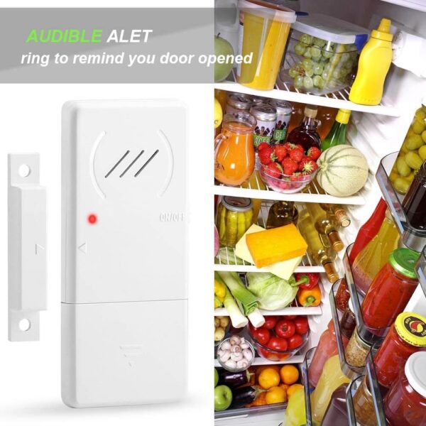 Wsdcam Ultra-slim Refrigerator Alarm with Delay