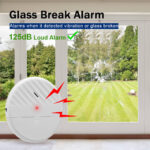 Wsdcam Ultra-Slim Window Vibration Sensor Alarm