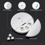 Wsdcam Ultra-Slim Window Vibration Sensor Alarm
