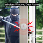 Wsdcam Ultra-Slim Window Vibration Sensor Alarm
