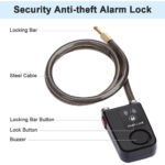 Wsdcam Bluetooth Bike Lock Alarm APP Control 110dB
