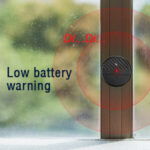 Wsdcam Ultra-Slim Window Vibration Sensor Alarm