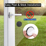 Wsdcam Ultra-Slim Window Vibration Sensor Alarm