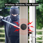 Wsdcam Ultra-Slim Window Vibration Sensor Alarm